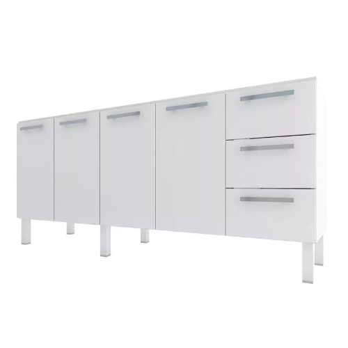 Gabinete para Cozinha Branco 1,80 Aço Vênus Cozimax